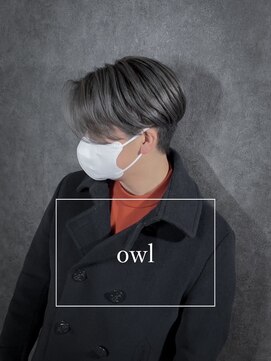 アウル 心斎橋(owl) センターパート×バレイヤージュ×アッシュグレー×ブリーチ