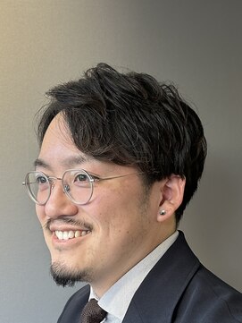 アルム 代官山 恵比寿(ARUIM) ゆるカルマパーマメンズビジネスショートカット