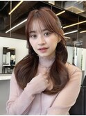 顔まわりカット　顔まわり　学割U24  韓国ヘア　レイヤーカット