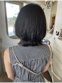 カジュアル大人ガーリー外ハネショートボブ30代40代赤羽美容室