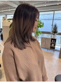 韓国風くびれレイヤーカット#透明感カラー/髪質改善