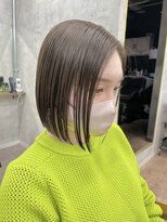 リミットバイアフィナー 大宮店(limit by Afinar)&nbsp;切りっぱなしボブ/オリーブグレージュ