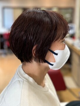 ヘアークリアー 春日部 ミセス 大人かわいいピンクカラー ピンクブラウン