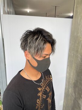 メンズサロン キング 梅田店(Men’s salon K!ng) 波巻きツイストスパイラルパーマ/フェザーパーマ/眉毛