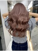 ミルクティー.ホワイトグレージュ.ミニウルフ.チェリーブラウン