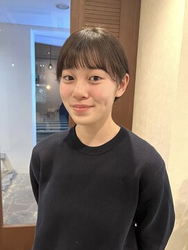 レターバイノベル(letter by novel) 大人ボブ大人ショートボブ切りっぱなしボブ前髪あり前下がりボブ