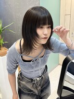 オーセンヘア(AUTHEN.HAIR)&nbsp;【伸ばしかけにもおすすめ◎】レイヤーカット×オリーブカラー