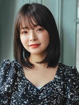 リュープリエ 笹塚(Lieu plie)&nbsp;大人かわいいレイヤーロブ/アッシュブラウン