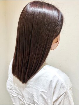 ハクバイジェービー 稲毛(hak by jb) 丸型◎髪質改善カラーで作るアッシュベージュ[稲毛駅/白髪染め]