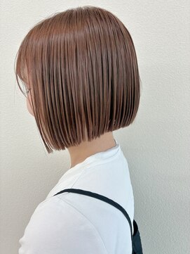 ブラウン(Brown) パッツンボブ