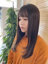 セン バイ エント(sen by emt) レイヤーロング×透明感ブラウン