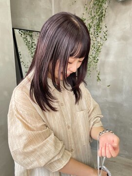 テトヘアー(teto hair) ラベンダーブラウン 透明感 チョコレート ツヤ 艶カラー
