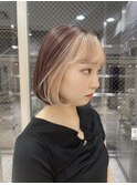 フェイスフレーミング×ボブ