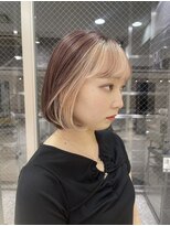 レブリイゼンコー イオンモール幕張新都心店(Reverie ZENKO) フェイスフレーミング×ボブ