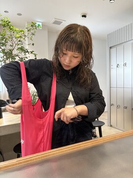 ラビリンス(Labyrinth) light beige color×layer perm