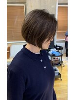 キャンバス 川崎(canvas.) グレージュレイヤーボブ/横山大樹/川崎/美髪カラー/髪質改善/艶