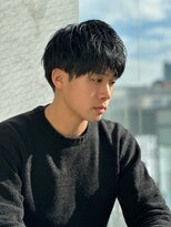 ロンドアンメゾン 原宿(Lond un Maison.)&nbsp;men's/メンズ/リバースセンターパート/ニュアンスパーマフェード