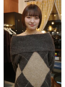 チャプター 問屋町(chapter) 髪質改善パツっとボブミニボブ透明感ケアカラー韓国ヘア岡山