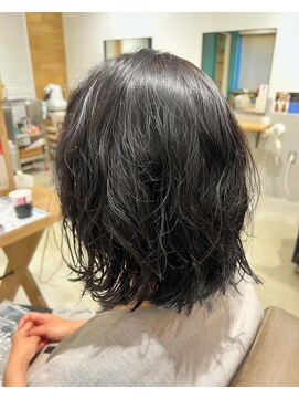 ラピスタ 池袋(Lapista) 韓国ヘアハッシュカットダブルハイライトカラー【Lapista池袋】