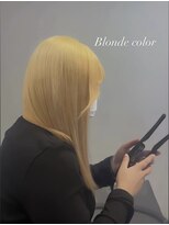 アグ ヘアー ドルチェ 静岡青葉通り店(Agu hair dolce) 「ケアブリーチ×ミルキーブロンド」