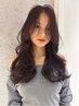 【2.3回目/平日限定】艶髪☆カット+透明感カラー+髪質改善2stepトリーメント
