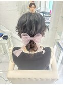 ふわふわシニヨン