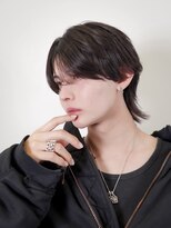ガウディ 池袋店(Gaudi)&nbsp;センターパートフェザーウルフコンマヘアニュアンスパーマ