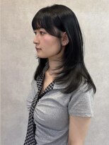 ミレバイジェニー (mirae by geny) 似合わせ後れ毛カットとミディアムレイヤーr