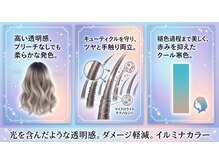 シルク(Silk)の雰囲気（イルミナカラー透明感を残したまま白髪もカバーできます）