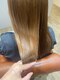 ヘアーアンドメイク オー(hair&make O)の写真/髪質改善トリートメントで理想のツヤとまとまりを！指先が喜ぶなめらかなてざわりを実感。