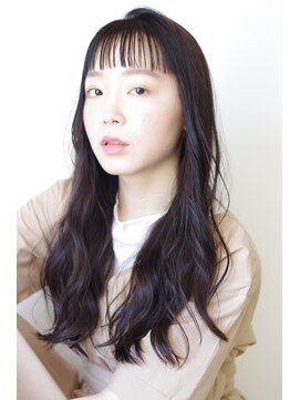 ラウンジ ヘアー 吉祥寺(ROUNGE hair) ショートバング×ラフウェーブ