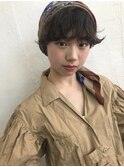 【seek菜月】ショートスカーフアレンジ