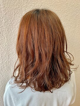 ビグディーサロン 武庫川(BIGOUDI salon) 大人可愛いゆるふわセミディ