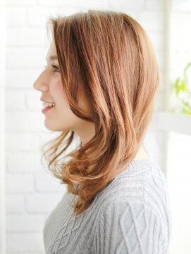 ナル 白山神社参道通り店(nalu) ワンカールのゆるふわパーマヘアー