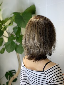 シェル 吉祥寺(shell) ウルフ×ハイライト☆アッシュグレー