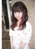 【salon de MiLK 原宿】耳かけ×インナーチェリーピンク
