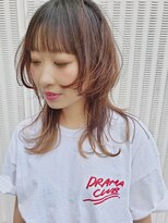 ヴィントベース(VINTBASE)&nbsp;【Maya】顔周り縮毛でお手入れらくらくマッシュウルフ★