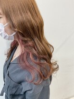 アライブ キチジョウジ(ALIVE Kichijoji)&nbsp;ミルクティーベージュ×インナーカラー/イヤリングカラー