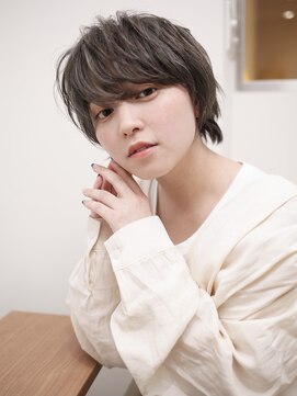 エムスラッシュ アヴェダ 自由が丘(M.SLASH AVEDA) 自由が丘/ゆるふわカール/マッシュヘア/オリーブグレージュ