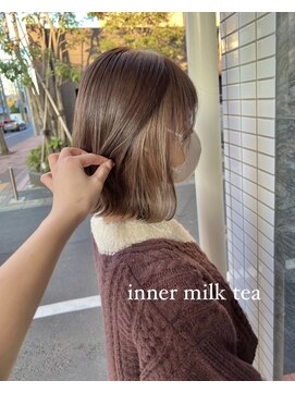 トリート 市川店(TREAT) イヤリングミルクティー_市川