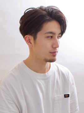 ビュートリアム ギンザ(BEAUTRIUM) アップバングショート【ツーブロック刈り上げ黒髪短髪】