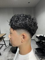 スウェル 柏店(Swell)&nbsp;ハイライト波巻きマッシュパーマ束感ショート