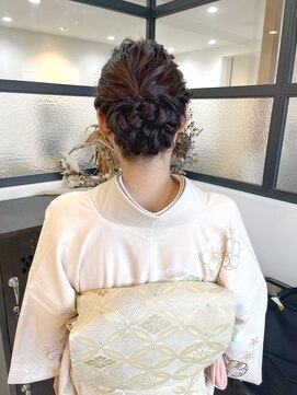 カノンヘアー(Kanon hair) シニヨンヘア/着物ヘア/ヘアアレンジ/結婚式ヘアアレンジ