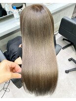 エリーツ 表参道(elyts)&nbsp;髪質改善トリートメント×ミルクティーベージュ　表参道