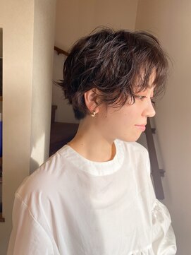 サンドット(Sun.) ニュアンスパーマ/ウェーブショート/クセ毛風パーマ/ショート