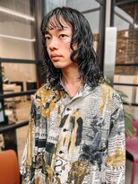 ヴヴ(Bub)&nbsp;perm/メンズパーマ　ロング　ハードパーマ　束感　アッシュ