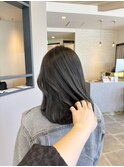 透明感グレージュカラー