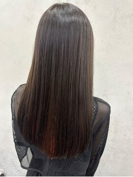 ルーチェ バイ アズヘアー(Lu-ce by AZ HAIR) 大人かわいい/インナーカラー/ブラッドオレンジ