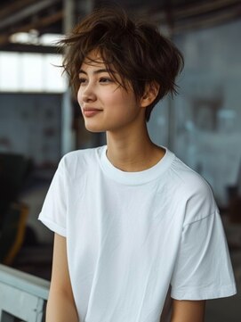 アルトリスト(Altruist Aging×HAIR&SPA) ☆オリーブグレーココアベージュ小顔クラゲヘアー/黒髪/髪質改善