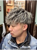 仙台　縦落ちツイスト　メッシュ　ハイライト　ツイスパ